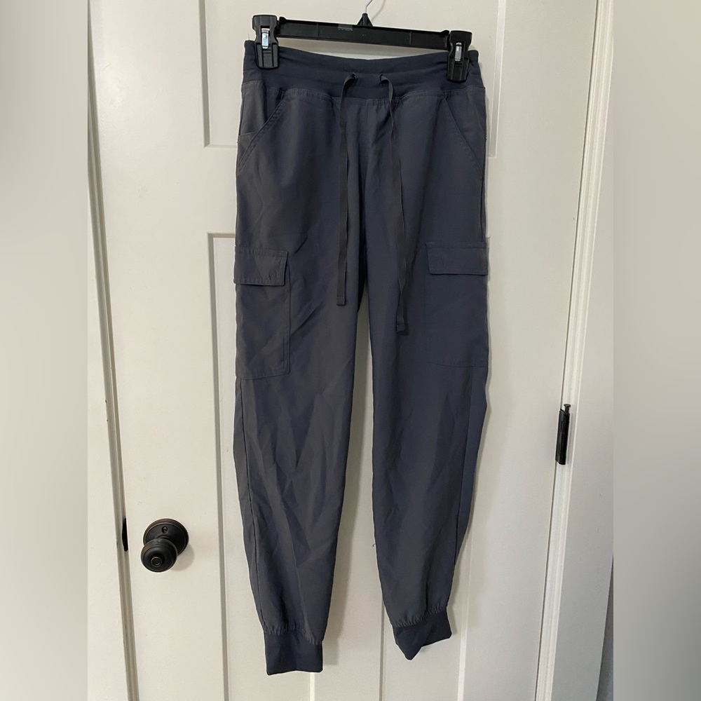 Gray scrub pants